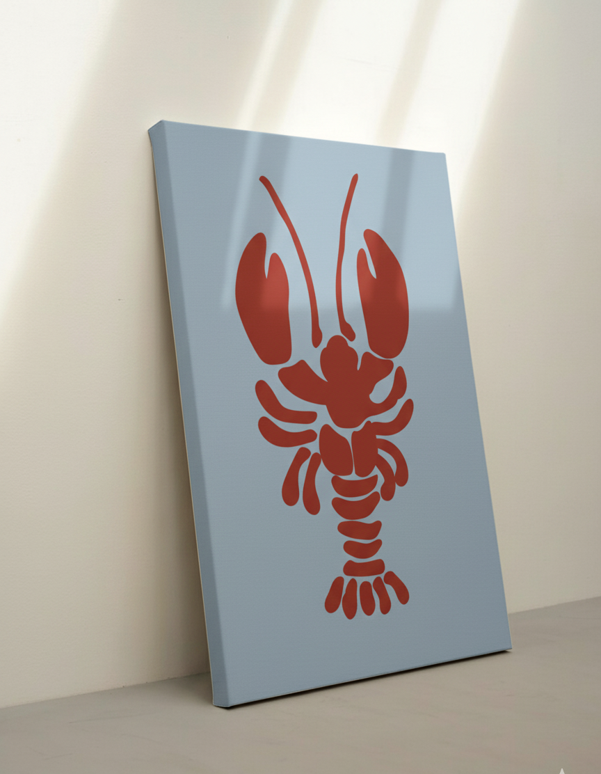 Lobster Love Canvas